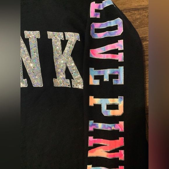 Victoria’s Secret Pink Bling Watercolor Outfit set L - Picture 4 of 11